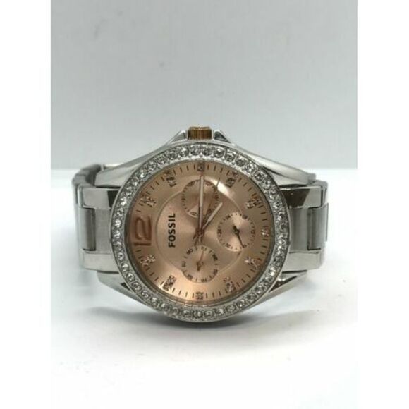 Fossil ES3766 Women's Watch Stainless Steel Bracelet Analog Quartz 38mm Case D70 - Picture 3 of 9